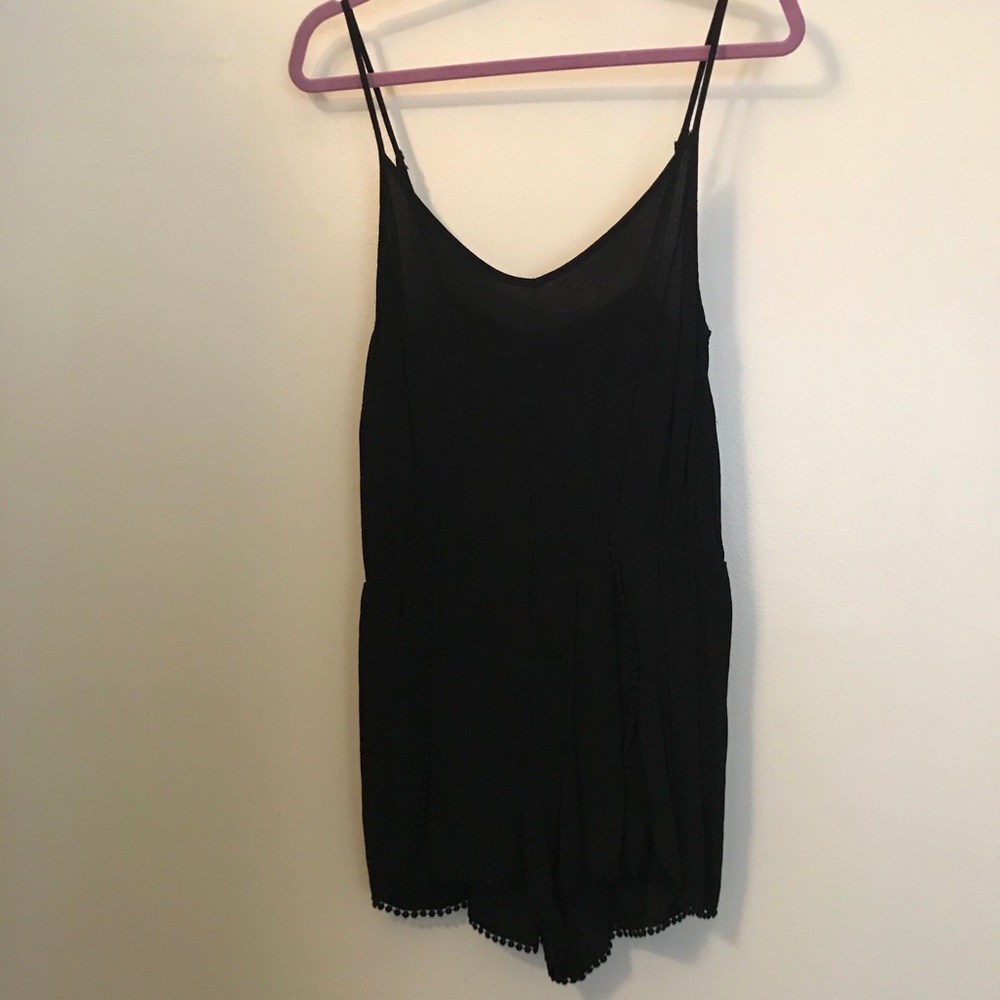 Black LA heart romper